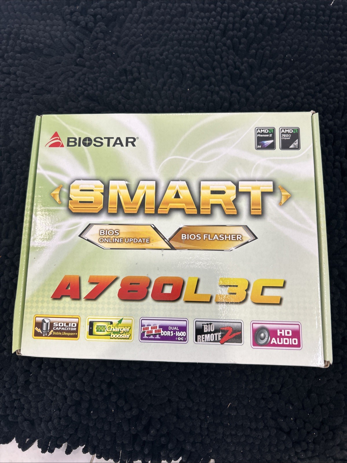 NEW Biostar A780L3C Socket AM3 AMD Micro ATX Motherboard