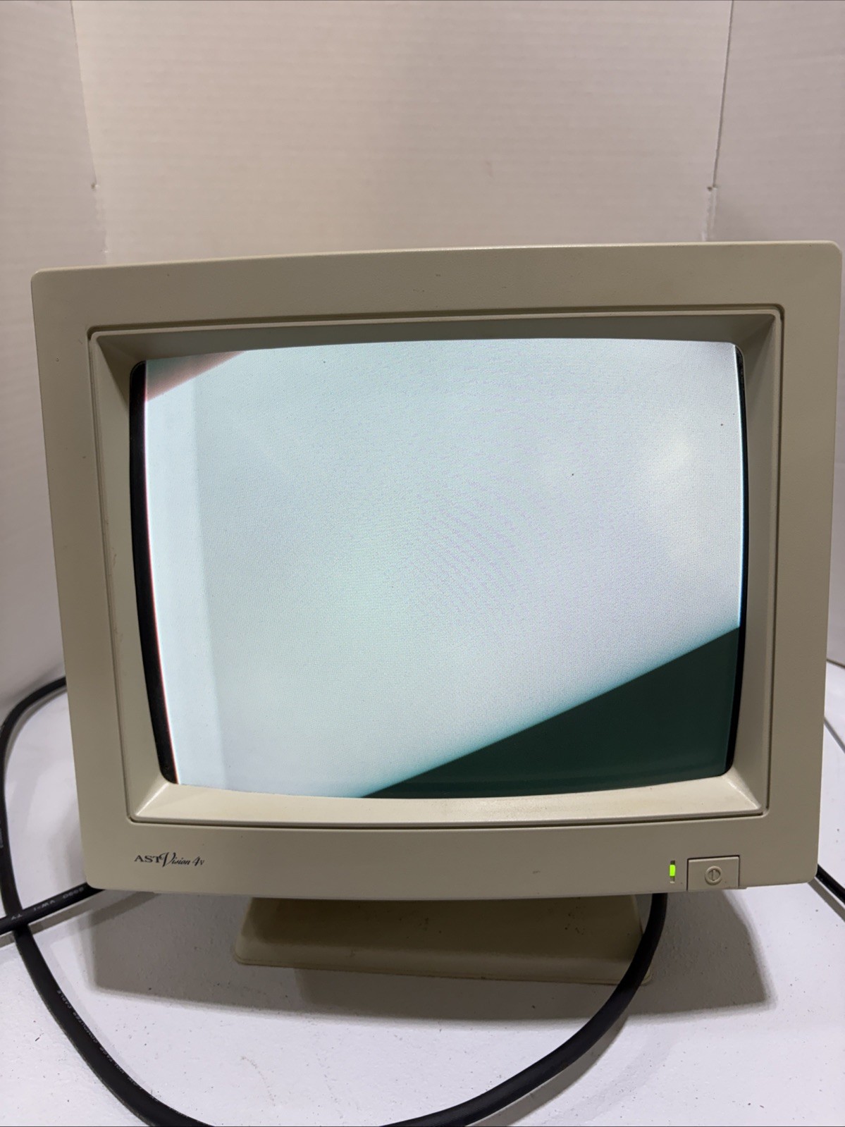 VTG AST Computer ASTVision 4V Retro Computing+Gaming CRT 1994 Monitor Works