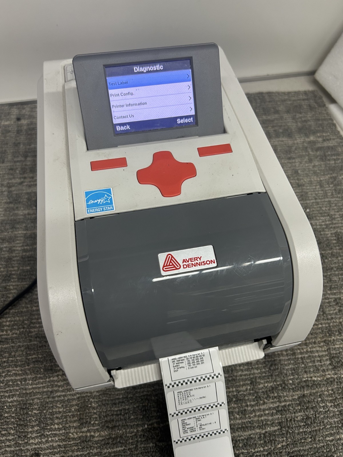 Avery Dennison Monarch 9419 Thermal Barcode Label Printer M0941902