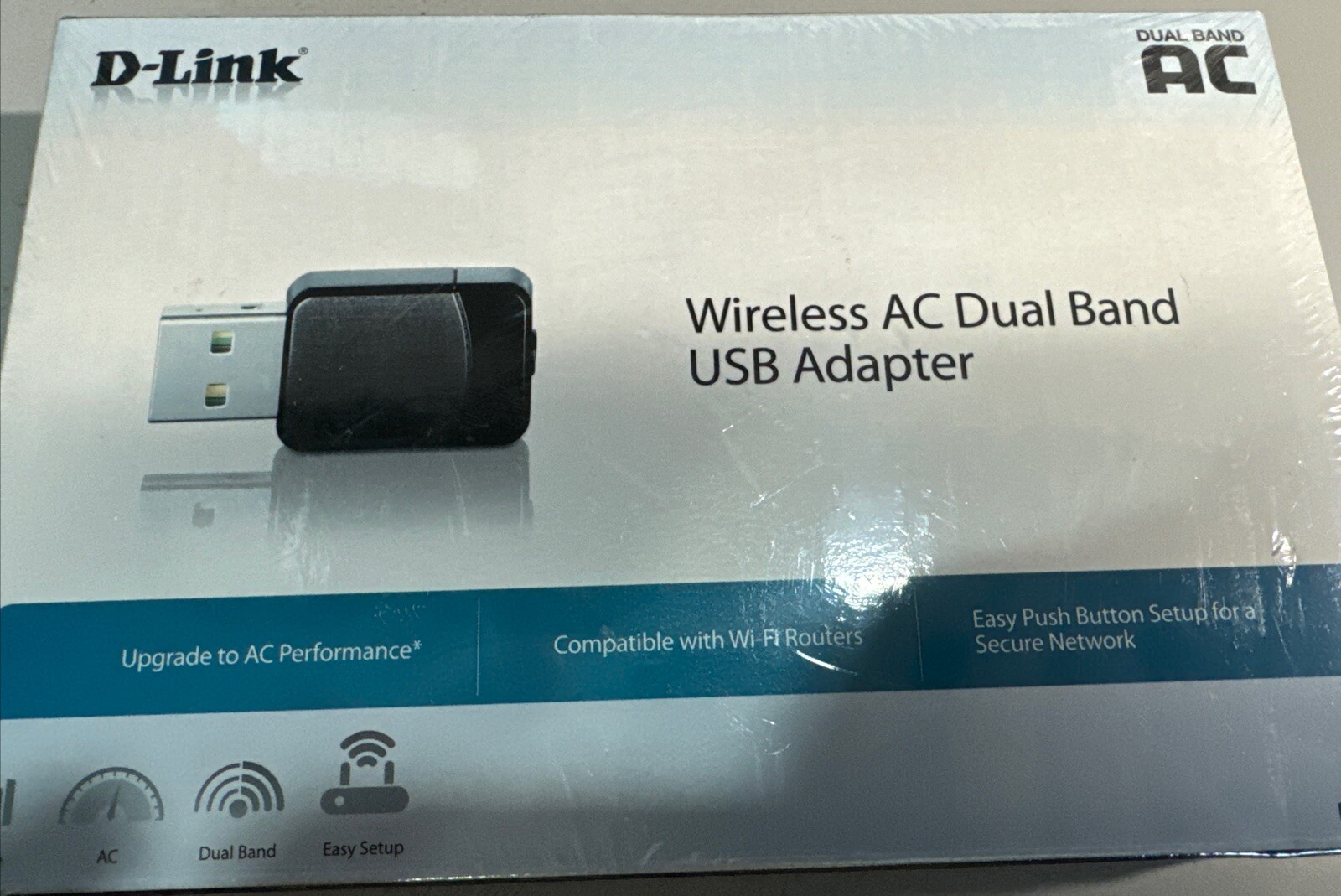 D Link DWA-171 Wireless AC Dual Band USB Adapter New & Sealed
