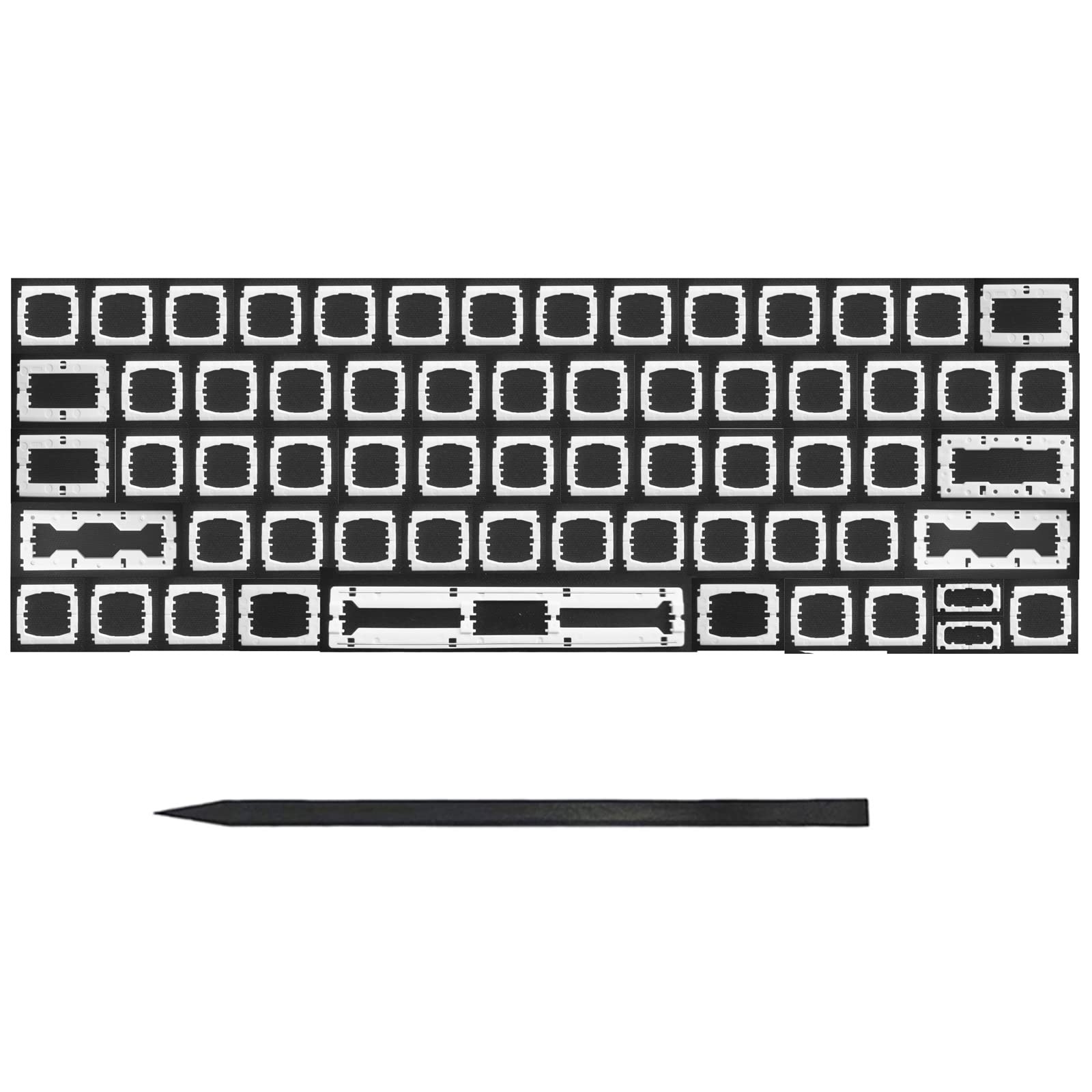 Bfenown Replacement Keyboard Keycap Keys Key Butterfly Clips Hinge for MacBoo...