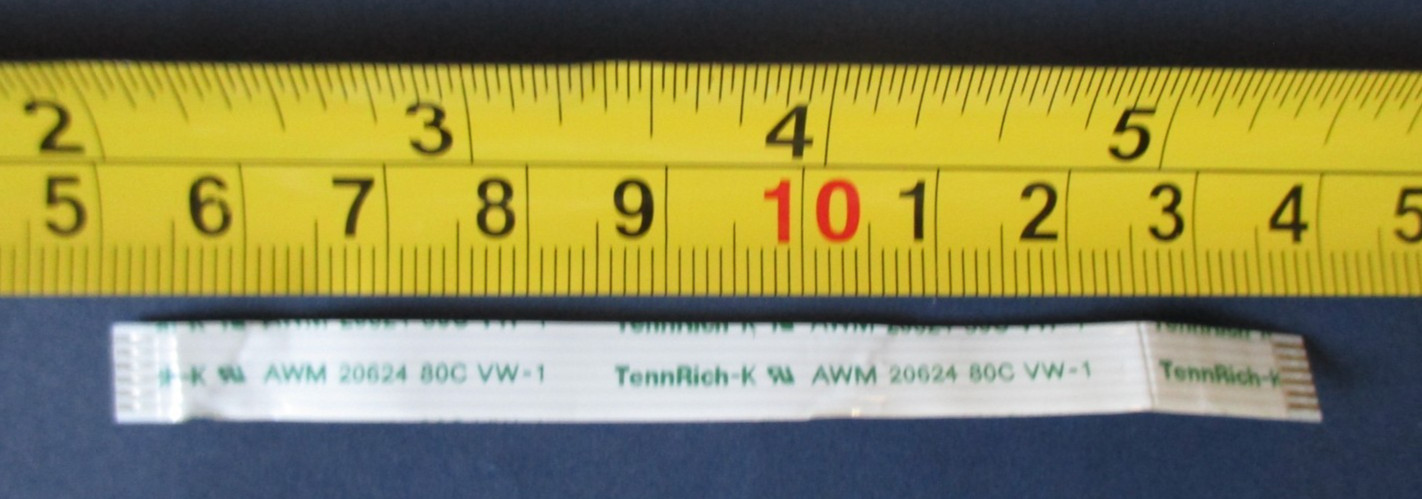 3" inch 6 pins Flex Flat Ribbon Cable TennRich Ribbon Cable AWM 20264 80C VW-1