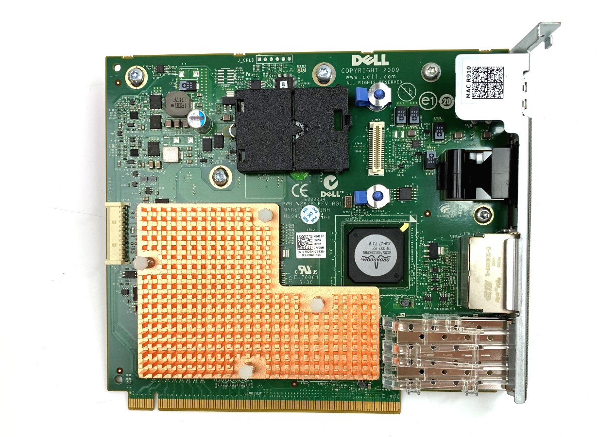 Dell Poweredge R910 Riser Board I/O 10GB V2 w/MZR 7V2RN 07V2RN CN-07V2RN