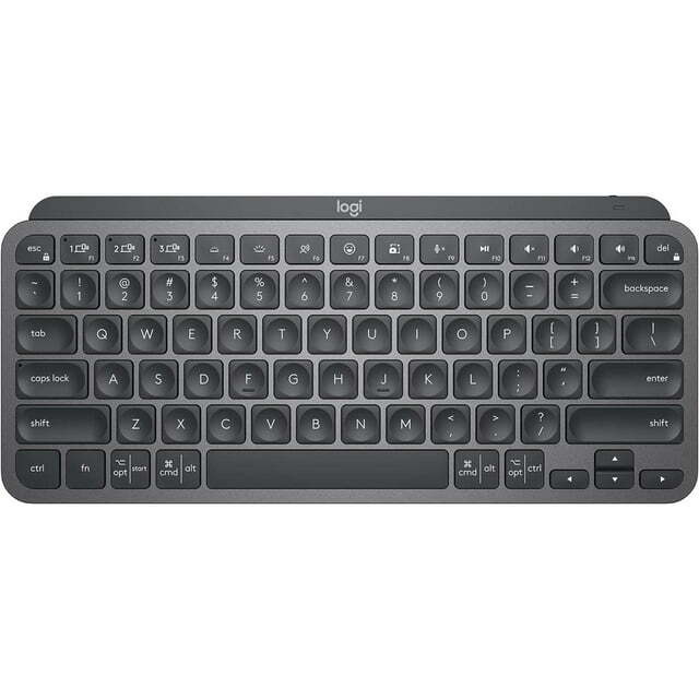 Logitech MX Keys Mini Wireless Keyboard, Backlit, Rechargeable – Graphite Global