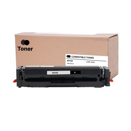 Compatible 206X (W2110X) Toner Cartridge Black 3.15K High Yield with New Chip