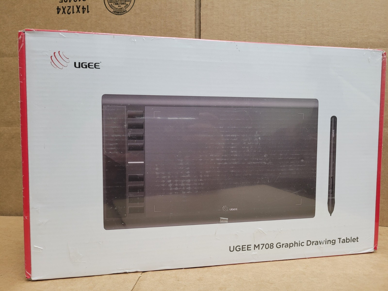 UGEE M708 Graphic Drawing Tablet 10x6 Inch 16K Pressure Levels New & Sealed