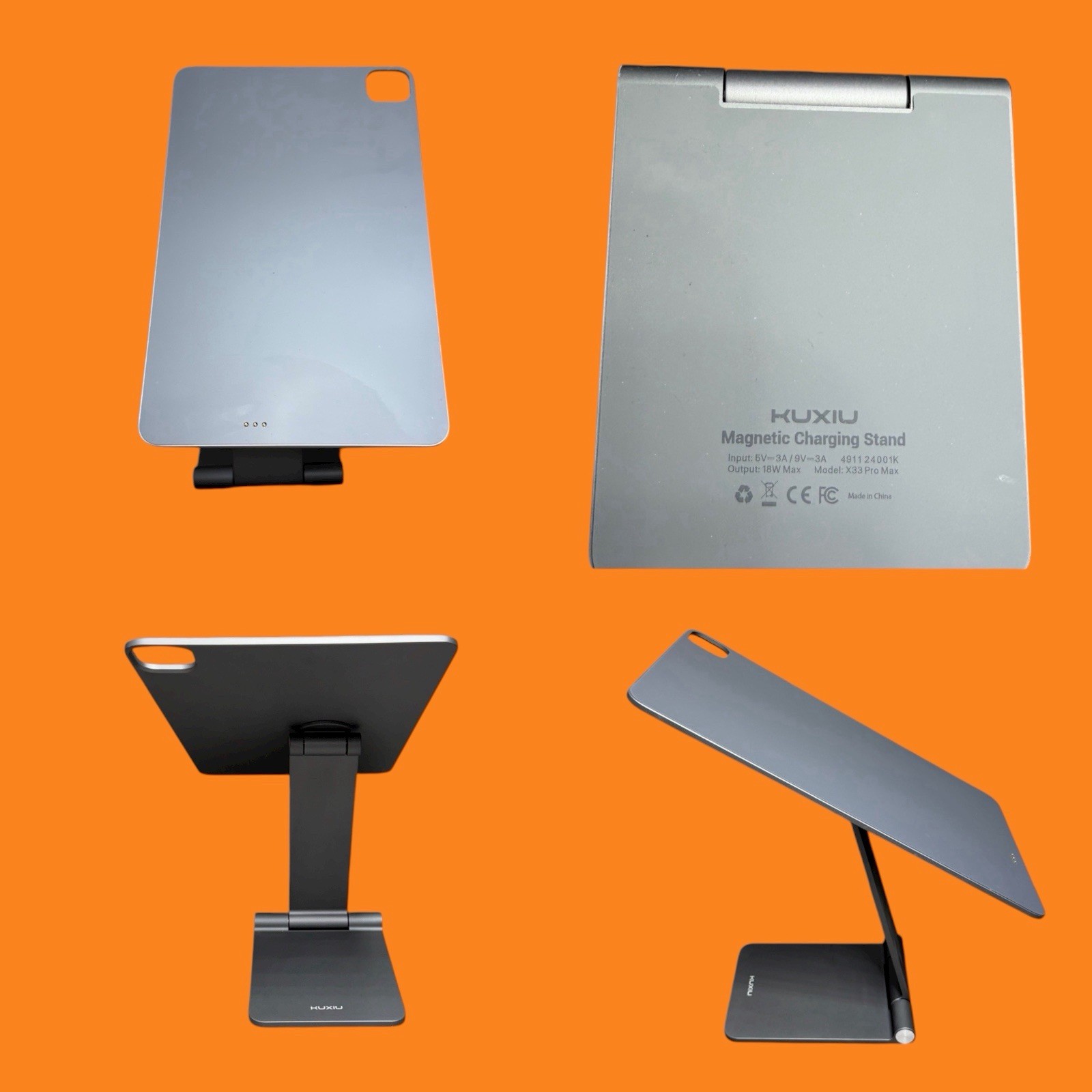 Kuxiu Magnetic Charging Stand For iPad Pro 12.9 Inch 3rd-6th Gen & Air 13