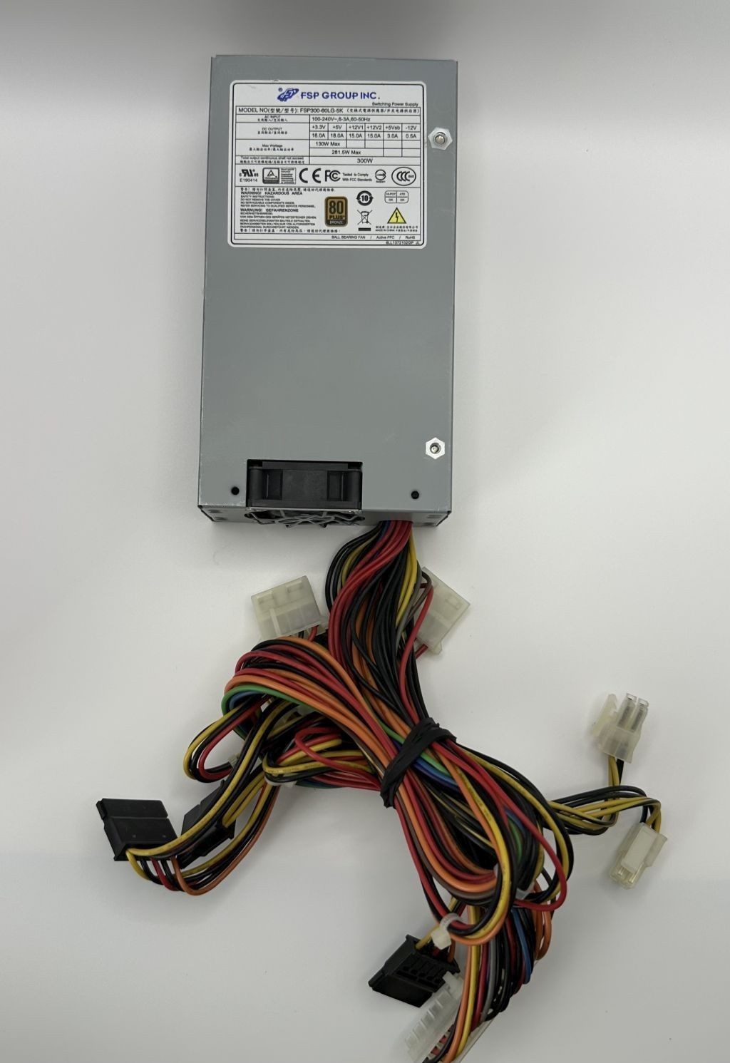FSP Group FSP300-60LG-5K 300-watt 80 Plus Bronze Certified Flex ATX Power Supply