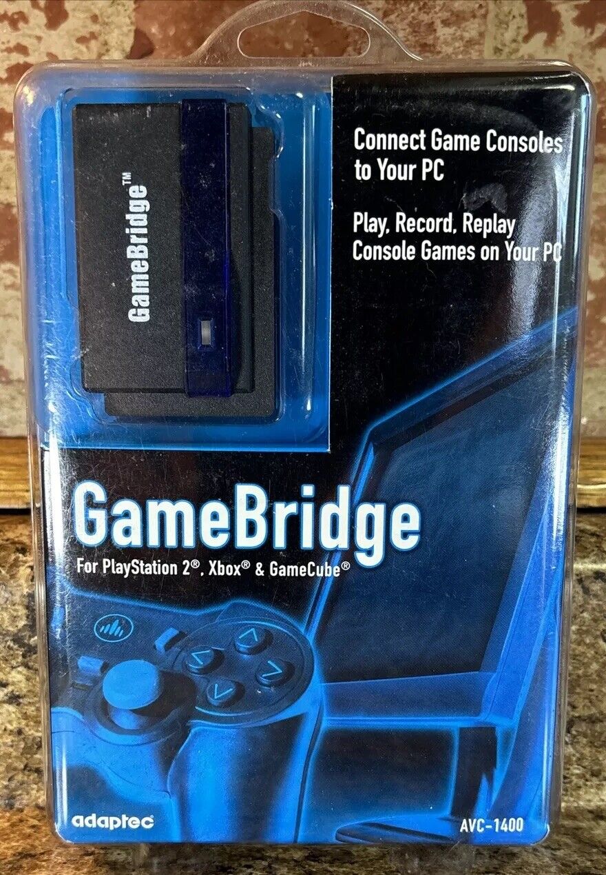 Adaptec GameBridge AVC-1400 Connect Game Console to PC Xbox PS2 GameCube VHS Hi8