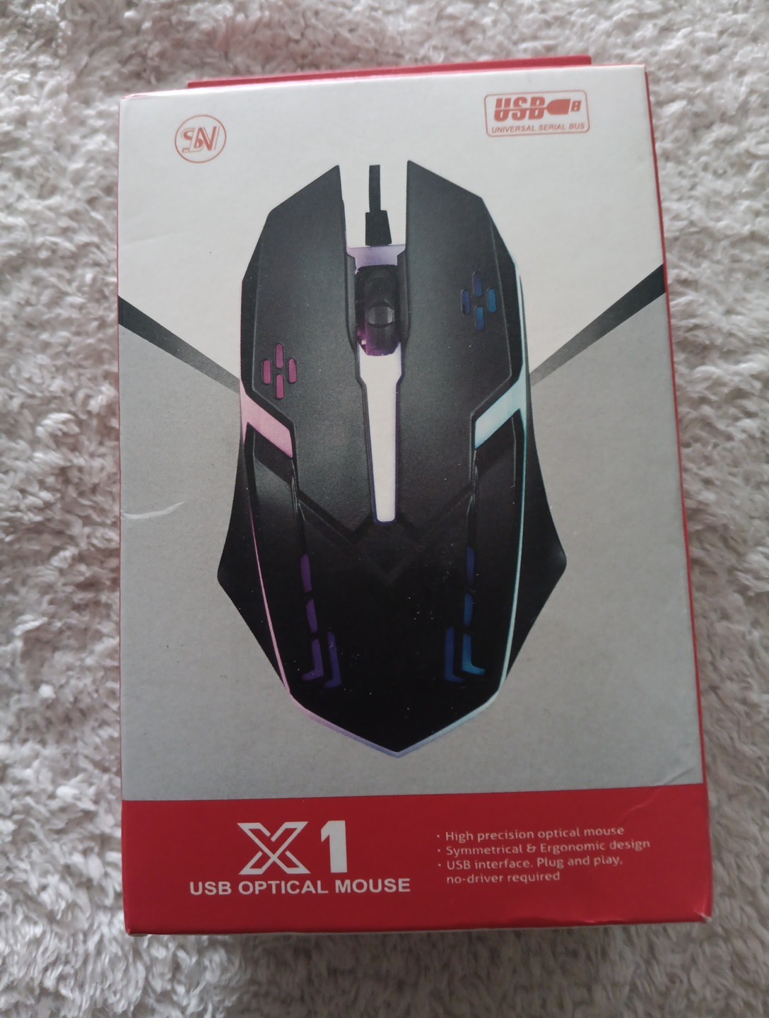SLN X1 Usb Optical Mouse (Wired)