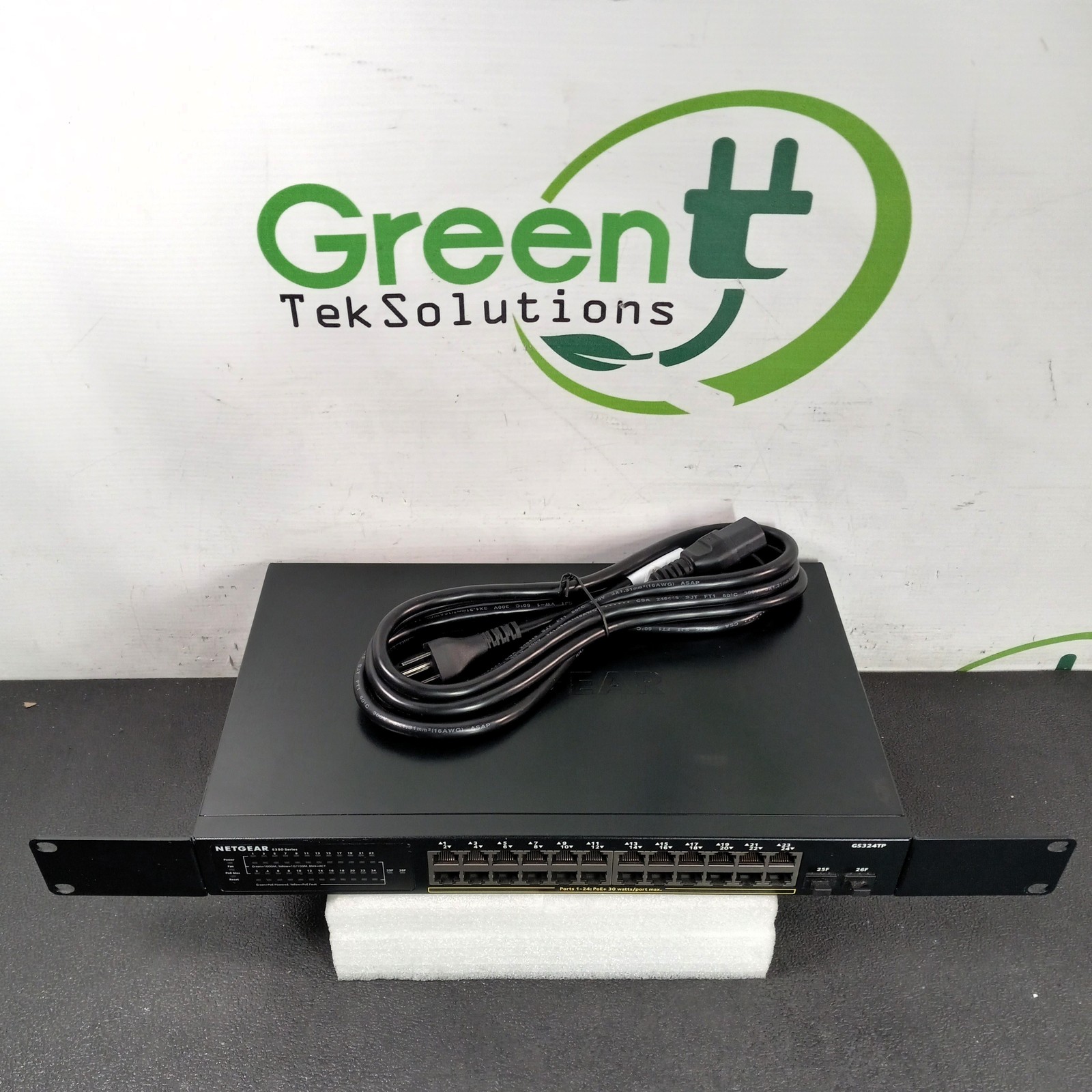 Netgear S350 GS324TP V1 24-Port Gigabit PoE Network Switch