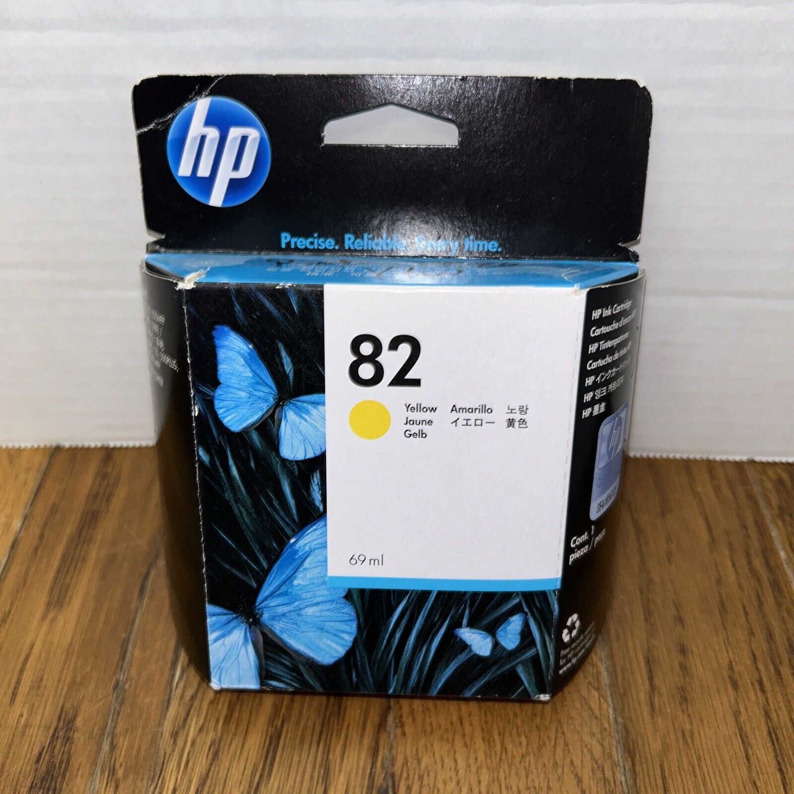 NEW GENUINE HP 82 Yellow Ink Cartridge HP C4913A 69ml DesignJet Toner Cartridge 