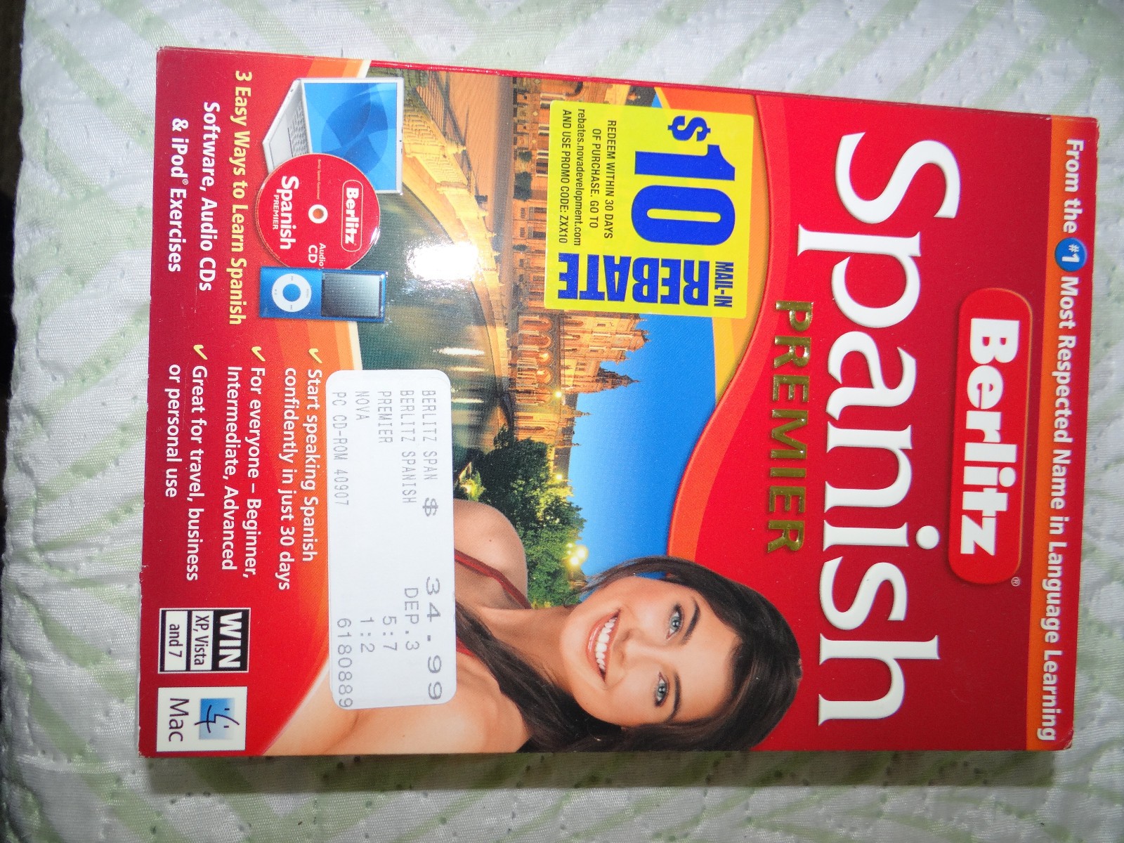 Berlitz Spanish Premier Full Version Software Audio CDs for Windows and Mac