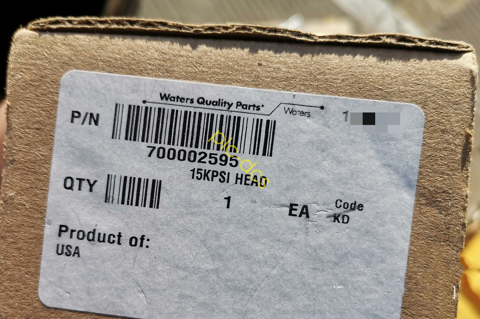 1PCS Waters 700002595 Pump Head Base Brand new Fedex or DHL