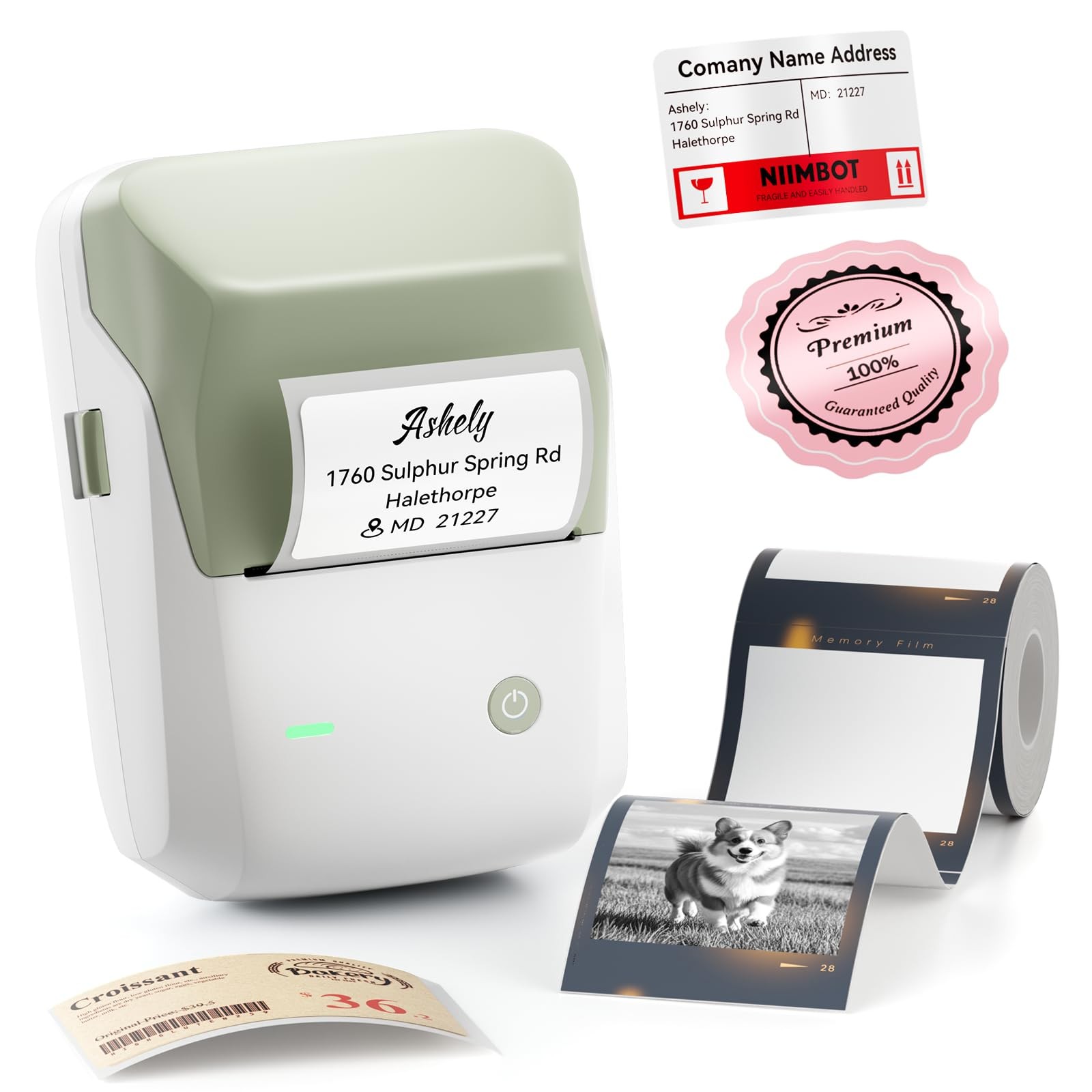 NIIMBOT B1 Pro Label Maker 1 Label 300 DPI Thermal Printer