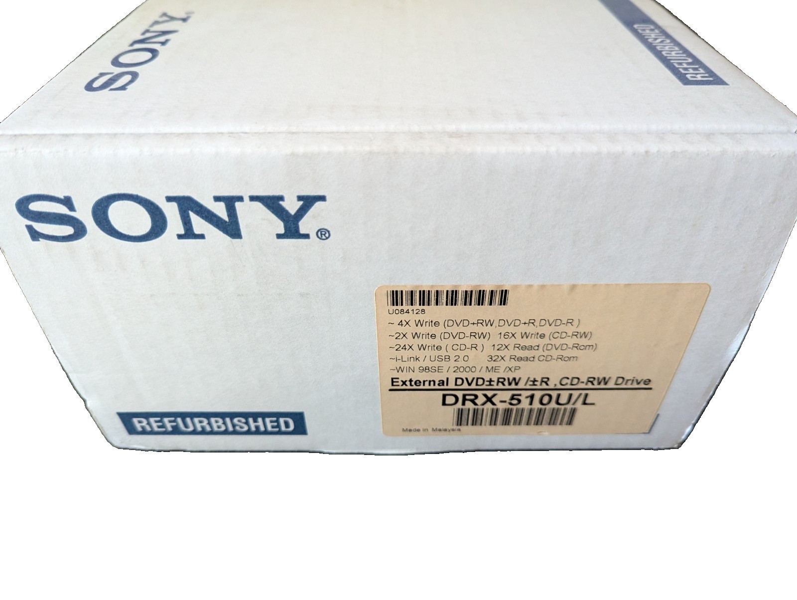 Sony DRX-510UL External DVD±RW/±R/CD Rewritable Drive