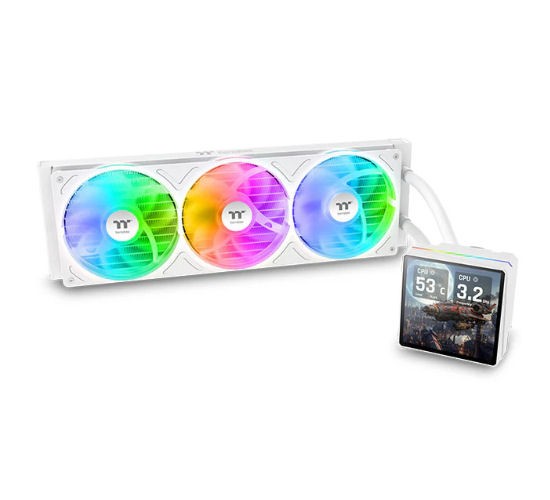 Thermaltake TH360 V3 ULTRA ARGB All-In-One Water Cooler, CL-W476-PL12SW-A -White