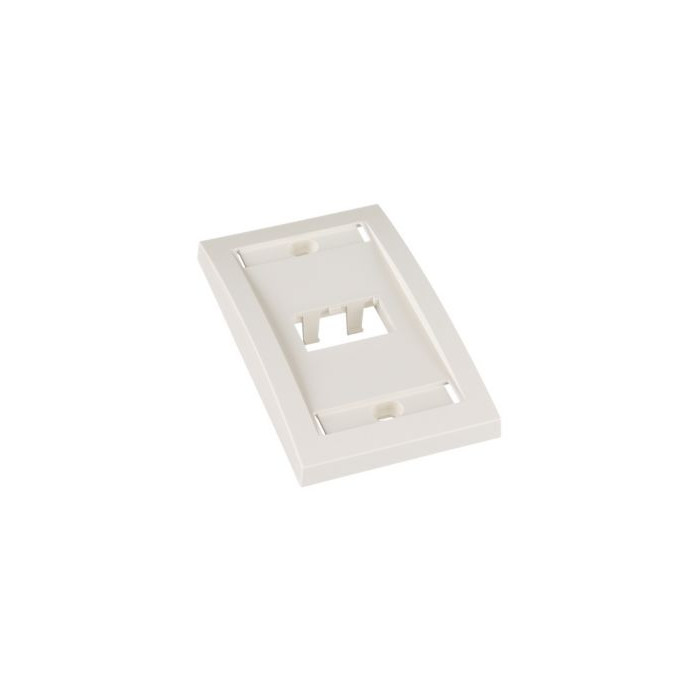 Panduit CFPE2IWY Executive Style Faceplate ABS 2 Port Single Gang Off White