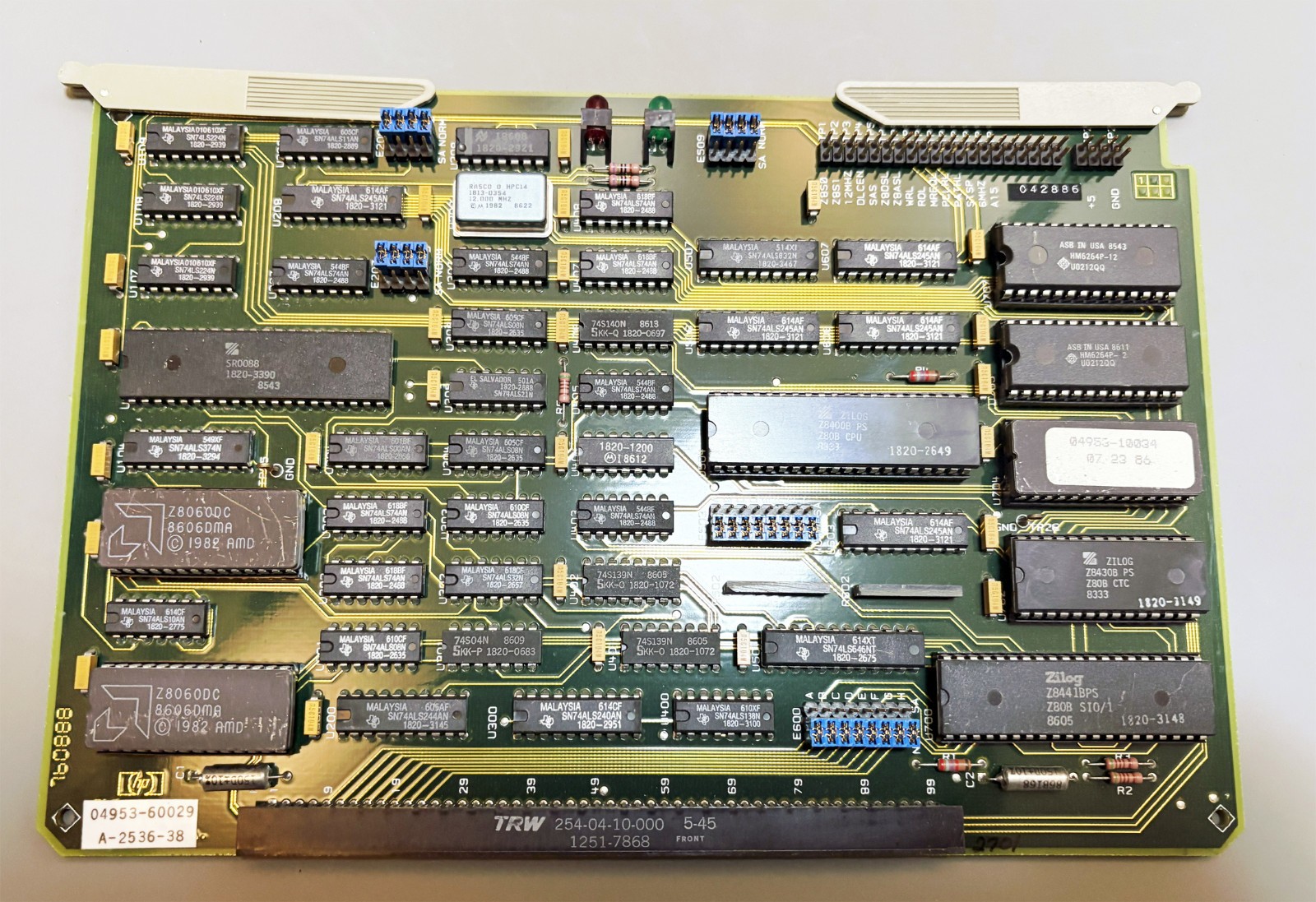 Vintage HP 04953 Controller Card PCB, Circuit Board, Module