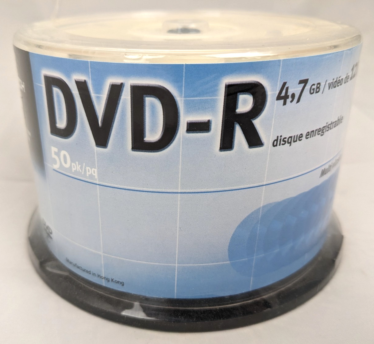 Nexxtech DVD-R 50 Disc Spindle Pack 4.7GB 8x 120 Minute Factory Sealed - New