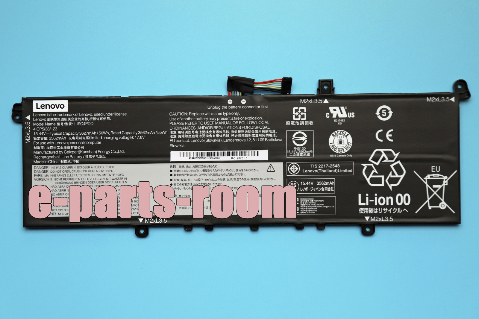 Genuine L19C4PDD L19M4PDD L19D4PDD Battery for Lenovo ThinkBook 13S 14s G2 ITL