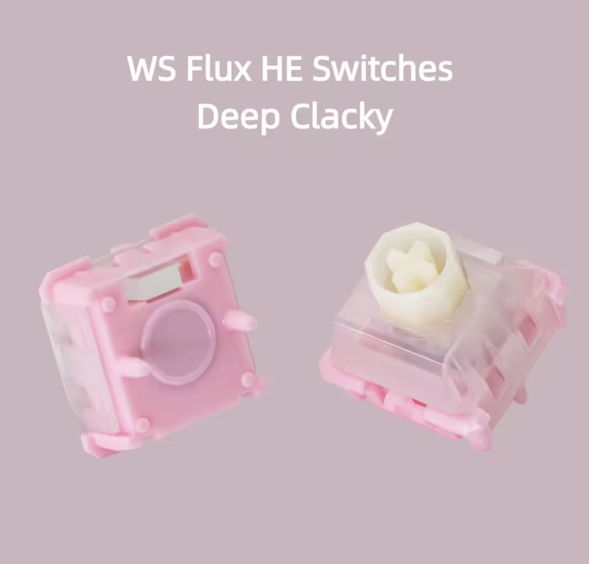 Wuque Studio WS flux Pink Switches (Hall Effect) 70pcs