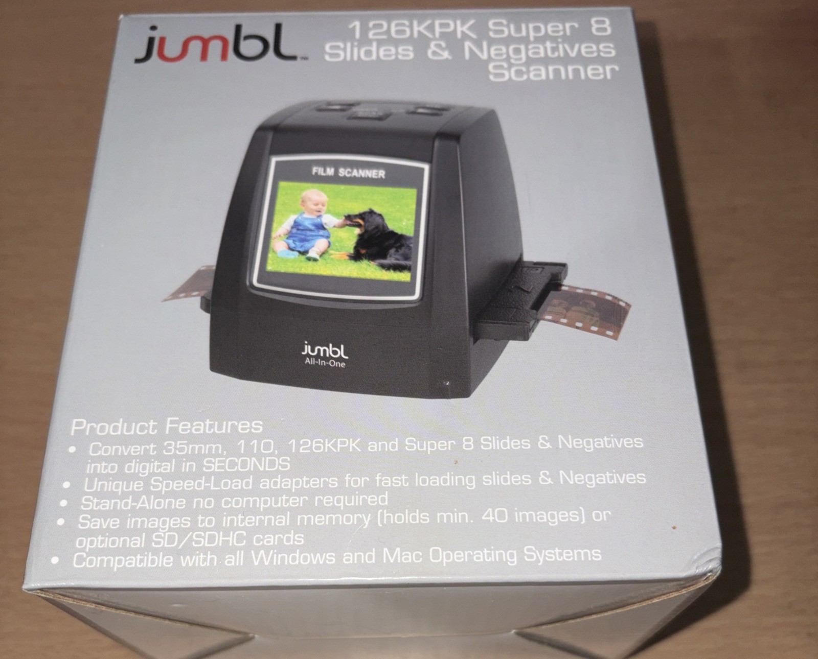 Jumbl 22MP All in One Film Slide Scanner - JUMFS14MSP8
