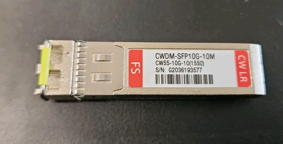 FS CWDM-SFP10G-10M SFP+ Transceiver Module CW55-10G-10(1550)