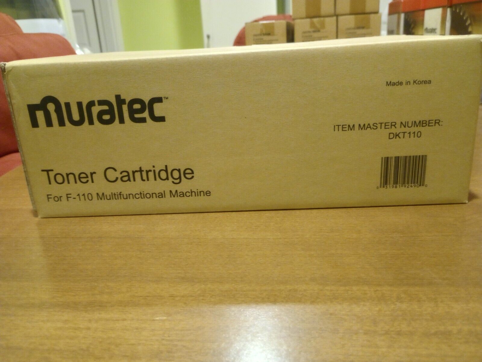 Genuine Muratec F-110 Toner Cartridge New in Box DKT110