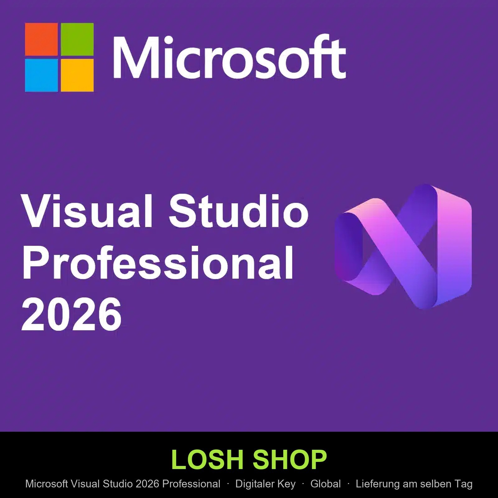 Microsoft Visual Studio 2026 Professional Key Global Instant Digital