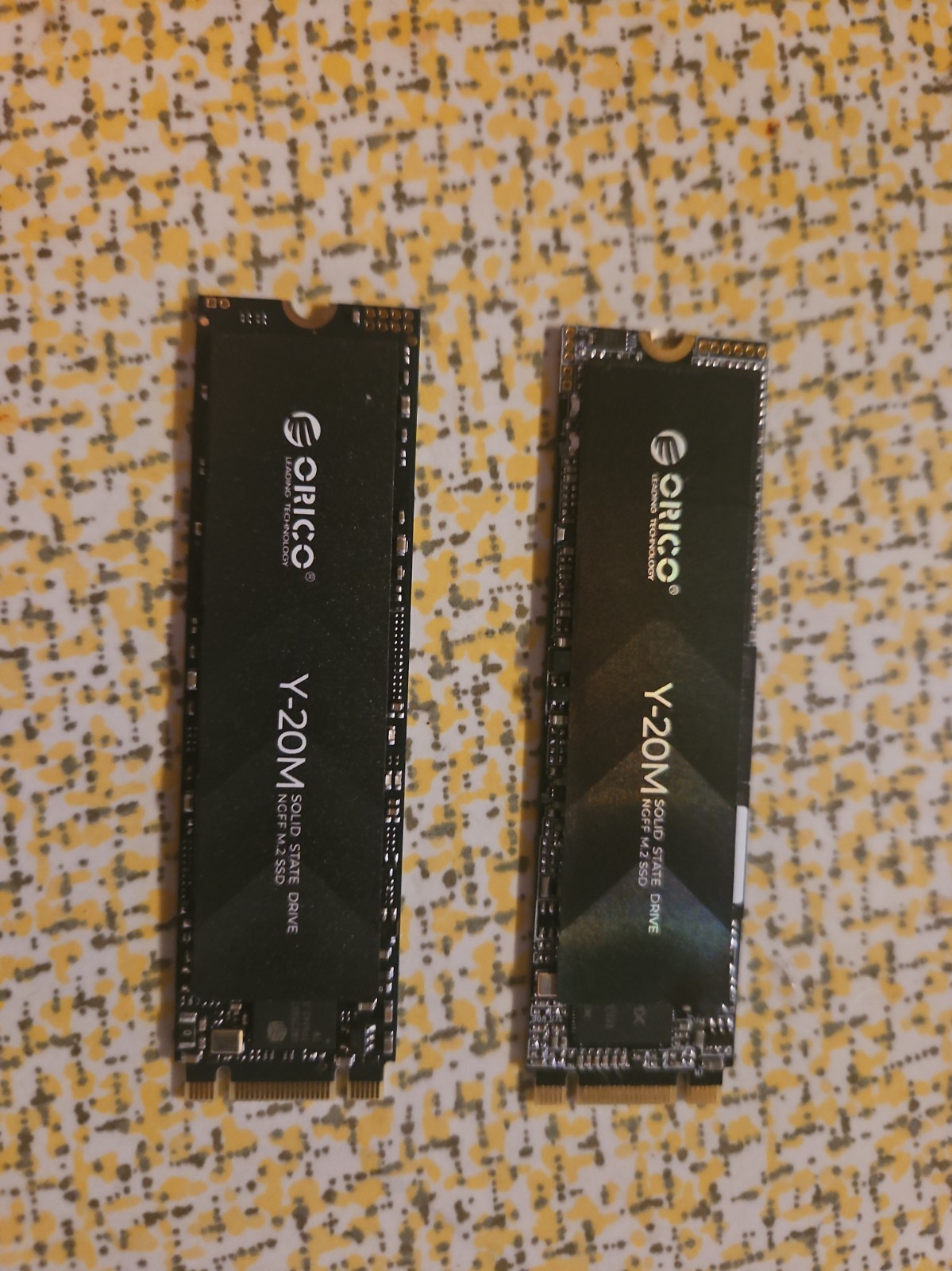 2X TWO ORICO 4TB M.2 2280 SATA SSD NGFF Internal Solid State Hard Drive Desktop
