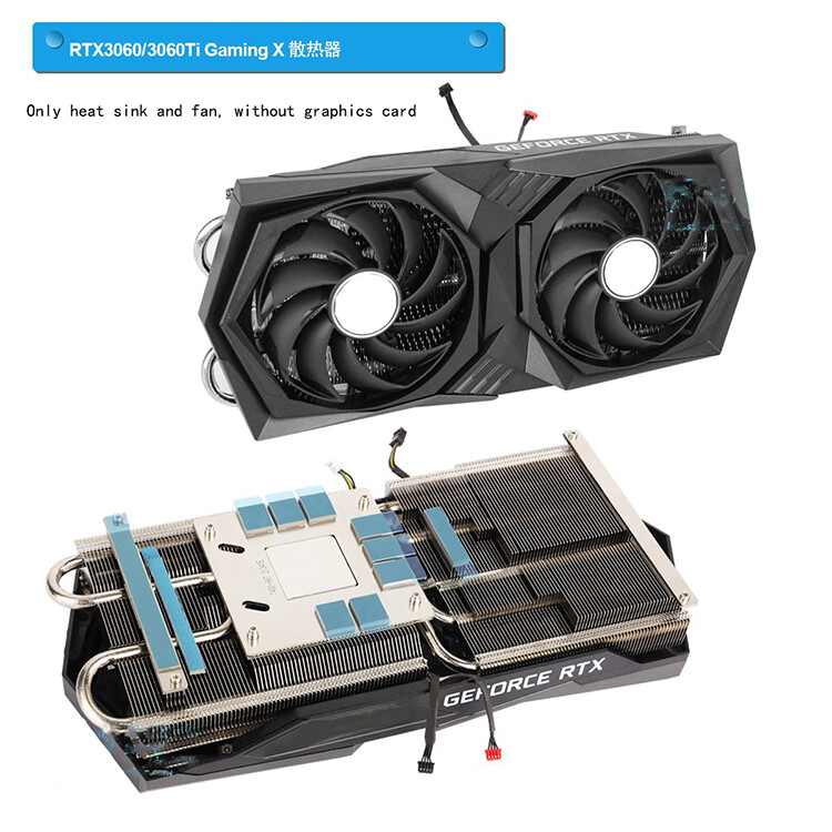 RTX3060 3060Ti 3070 3070Ti GAMING X/Z Trio Graphics Card Cooler with Fan For MSI
