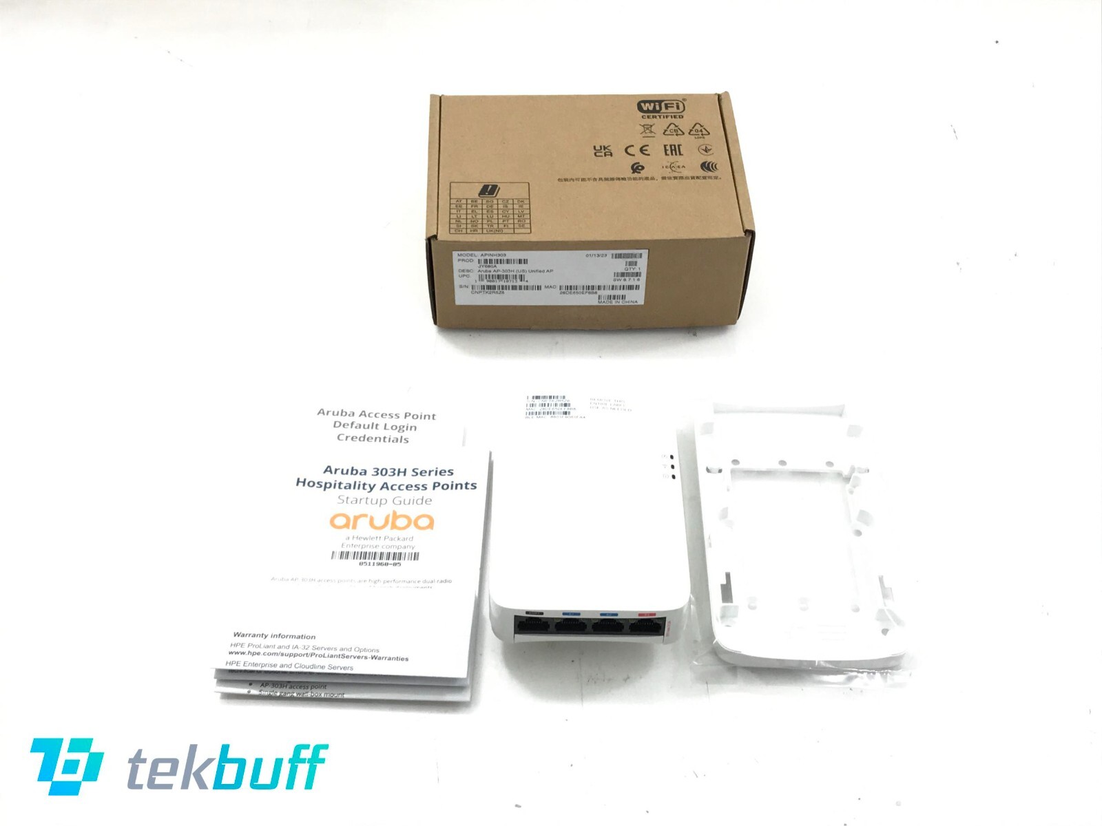 HPE Aruba JY680A Unified Hospitality - Wireless Access Point - Wi-Fi 5 Dual Band