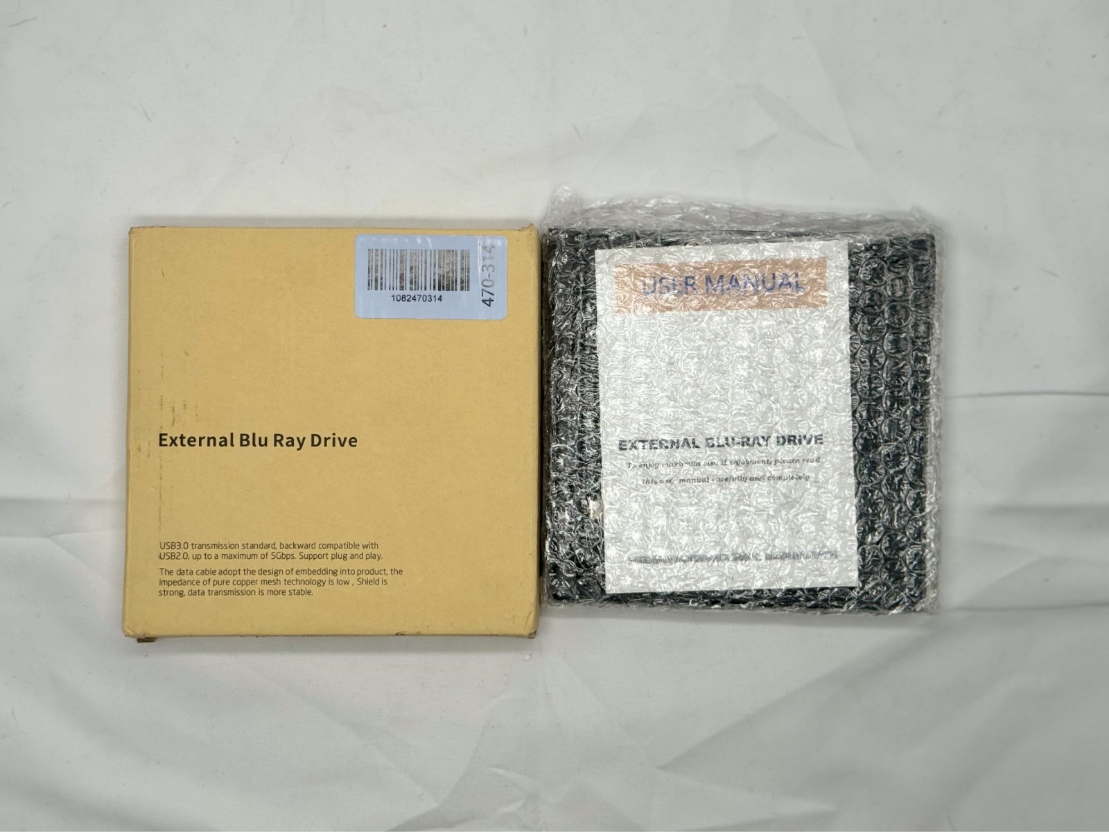 External Blu-Ray Drive | Support 50G Disc, 3D Blu-Ray Burner for PC