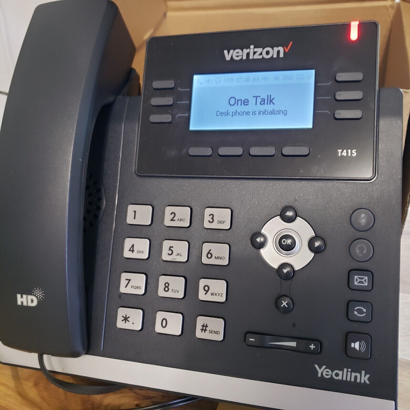 Yealink Verizon SIP-T41S IP Phone - Black