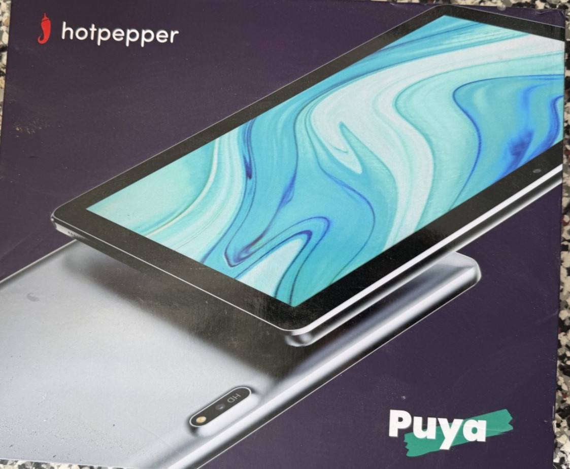 Hotpepper Puya Tablet with 10.1” Display, 32GB Ram, 5000 mAh Battery New (166)