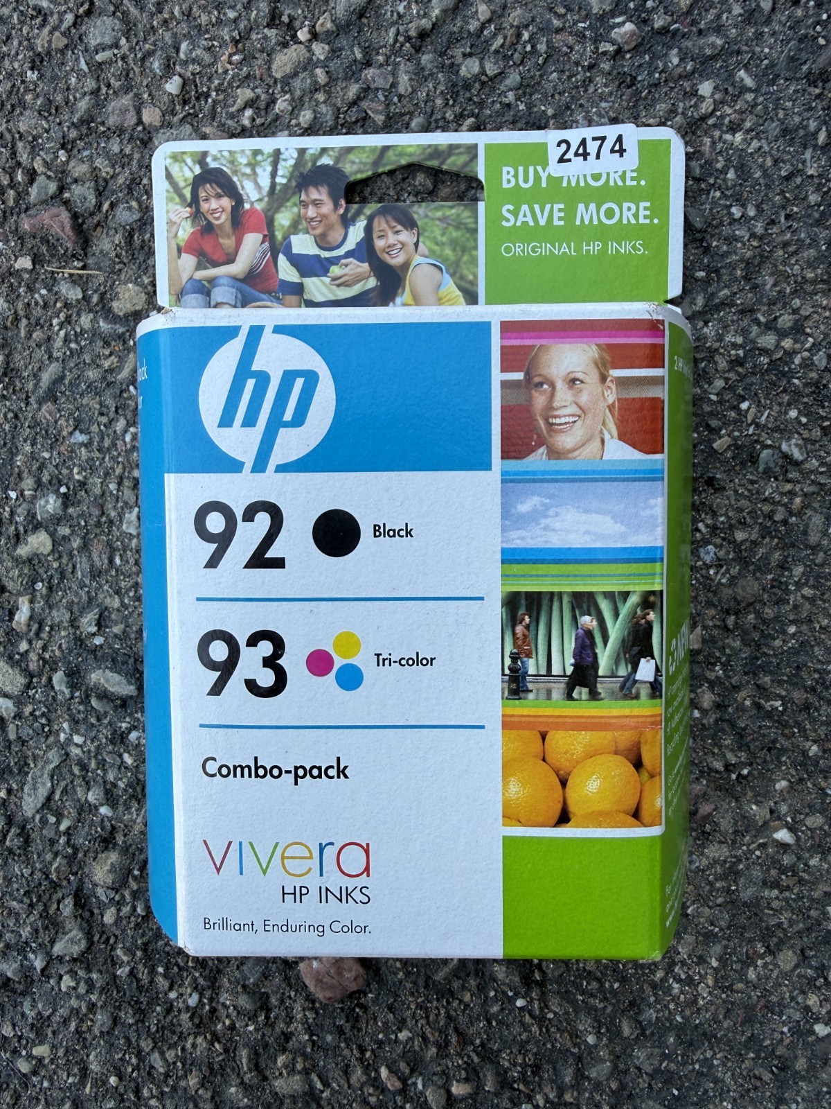 Genuine C9513FN HP 92 Black 93 Color Ink Cartridge Combo Pack, Exp 09/2010