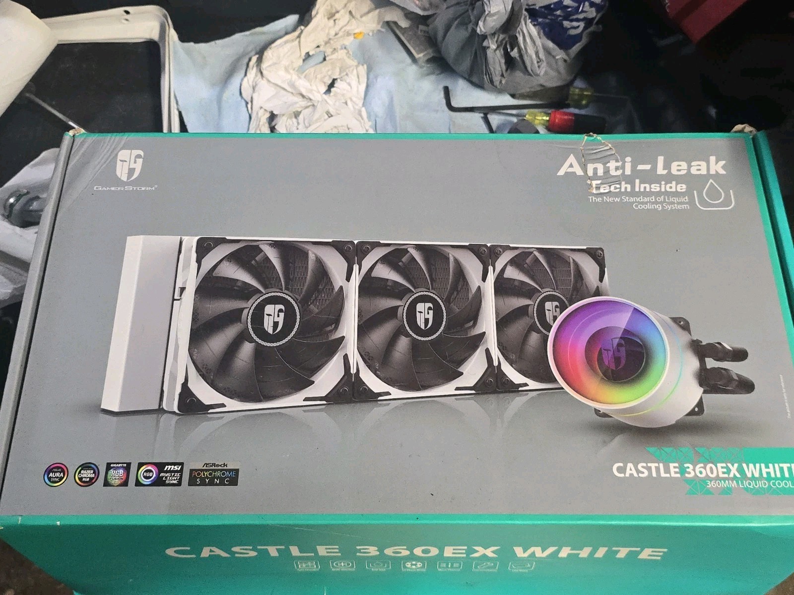 DEEPCOOL CASTLE 360EX WHITE DP-GS-H12W-CSL360EXWH Water Cooler
