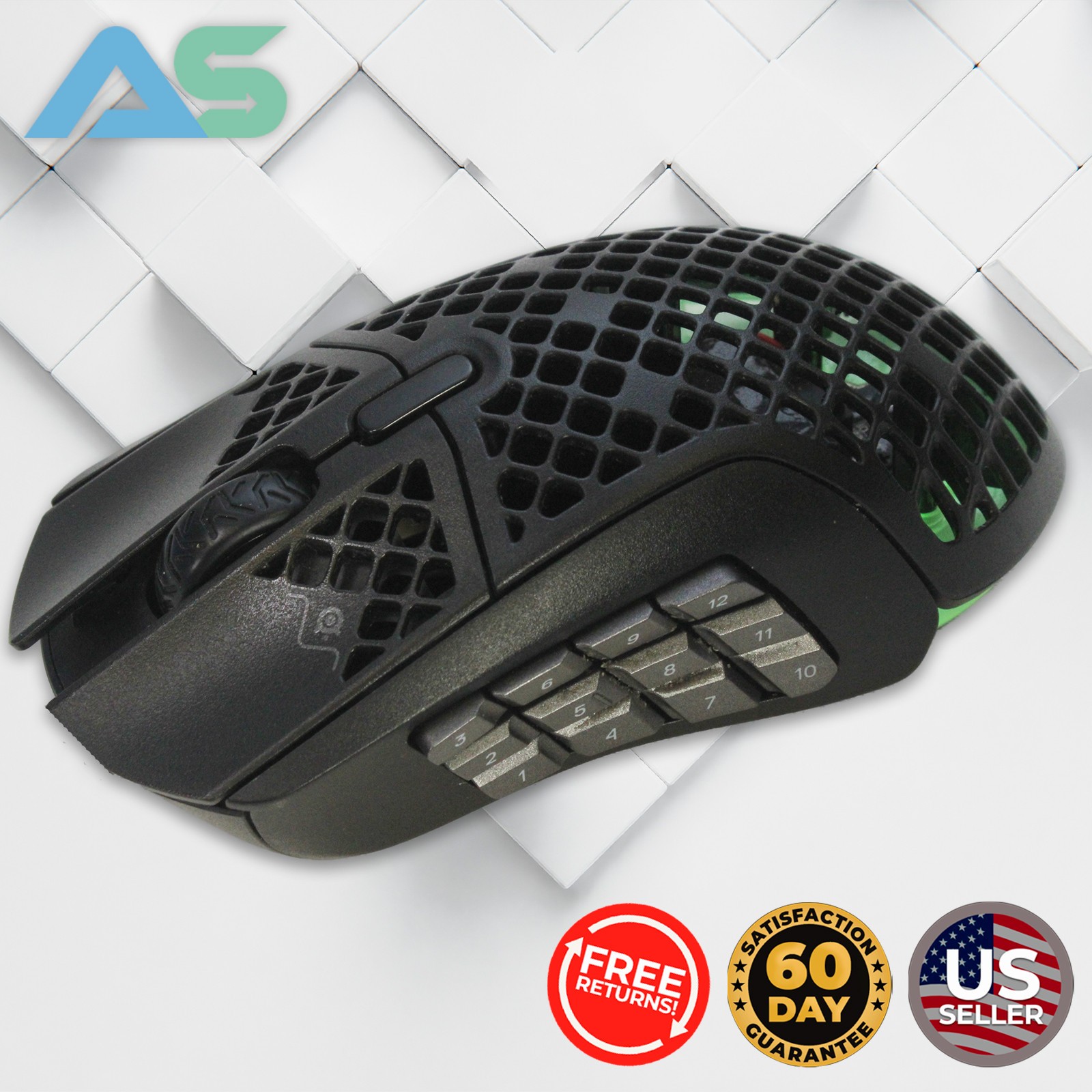 SteelSeries Aerox 9 Wireless Gaming Mouse Ultra Lightweight TrueMove Air Sensor