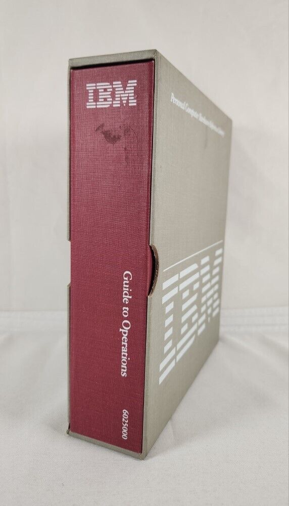 IBM Guide To Operations 1502232 1983 1st Ed. Includes 5.25