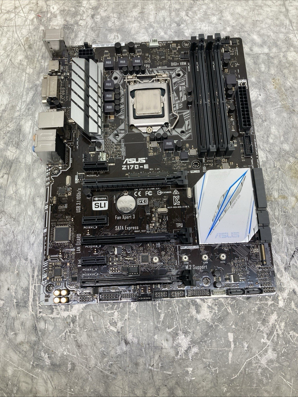 ASUS Z170-E LGA1151 DDR4 ATX Motherboard for Intel 6th 7th Gen CPUs *TESTED*