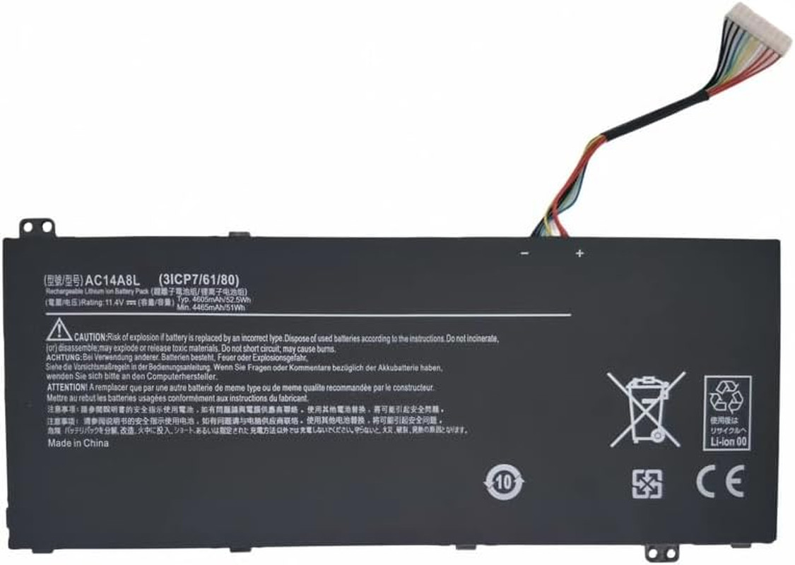 Batterymarket New AC14A8L Replacement Battery Compatible with Acer V15 Nitro Asp
