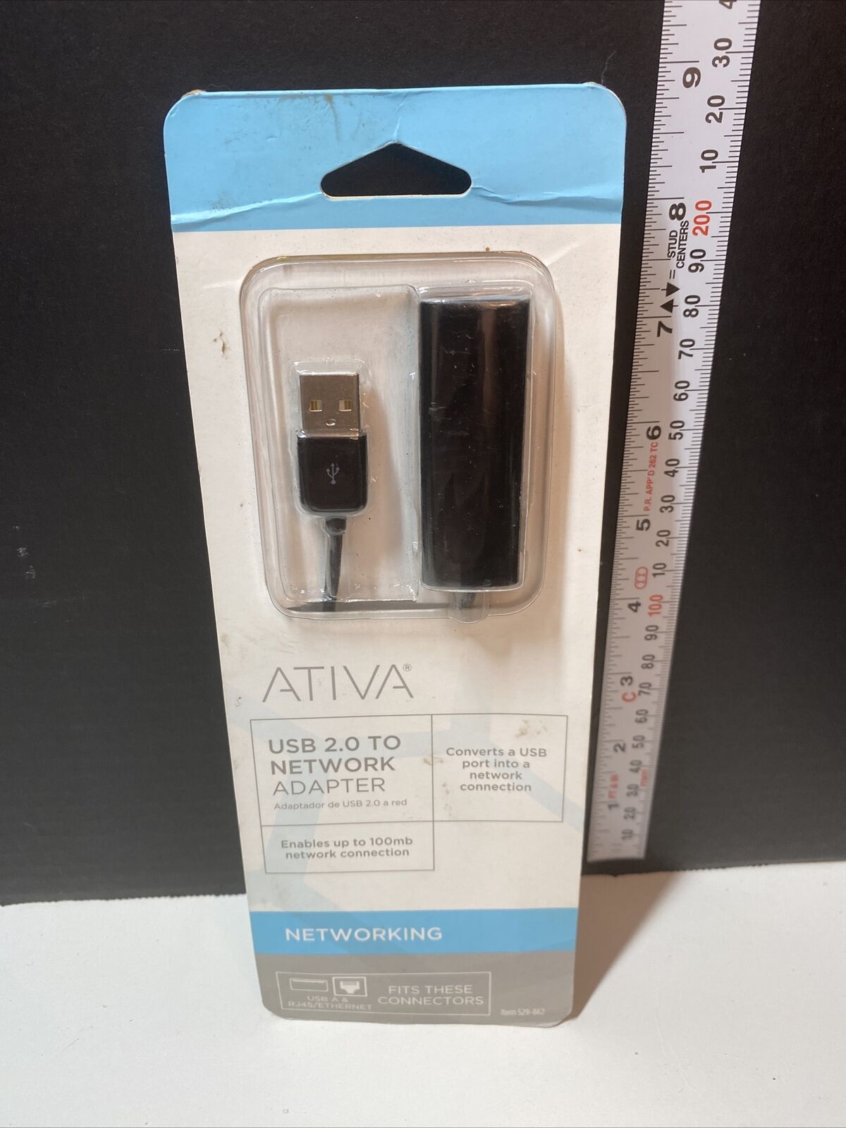 ATIVA USB 2.0 TO NETWOK ADAPTE 735854009861
