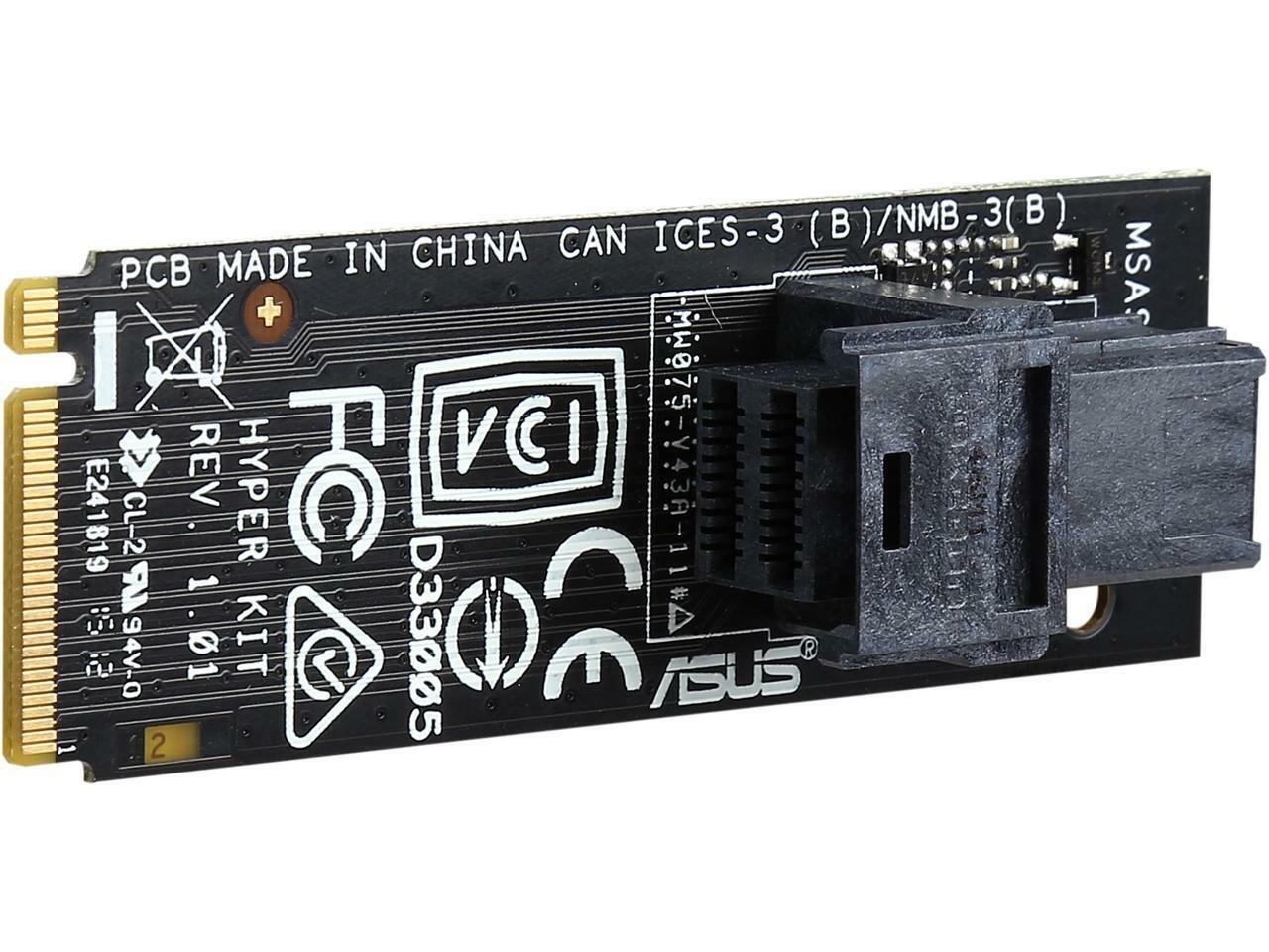 ASUS Model Hyper Kit Expansion Card M.2 TO MINI SAS HD ADAPTER