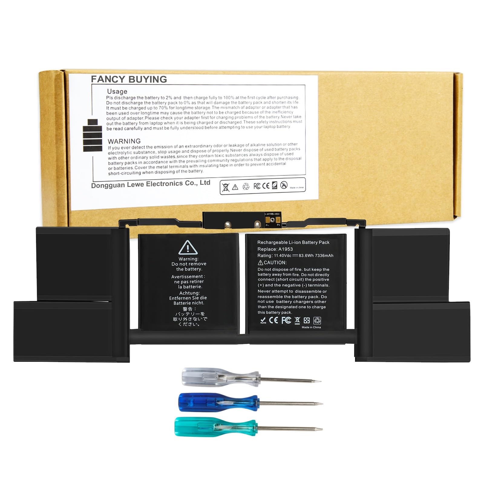 🔋 Fancy Buying A1953 Battery MacBook Pro 15" A1990 Mid 2018 2019 EMC 3215 3359