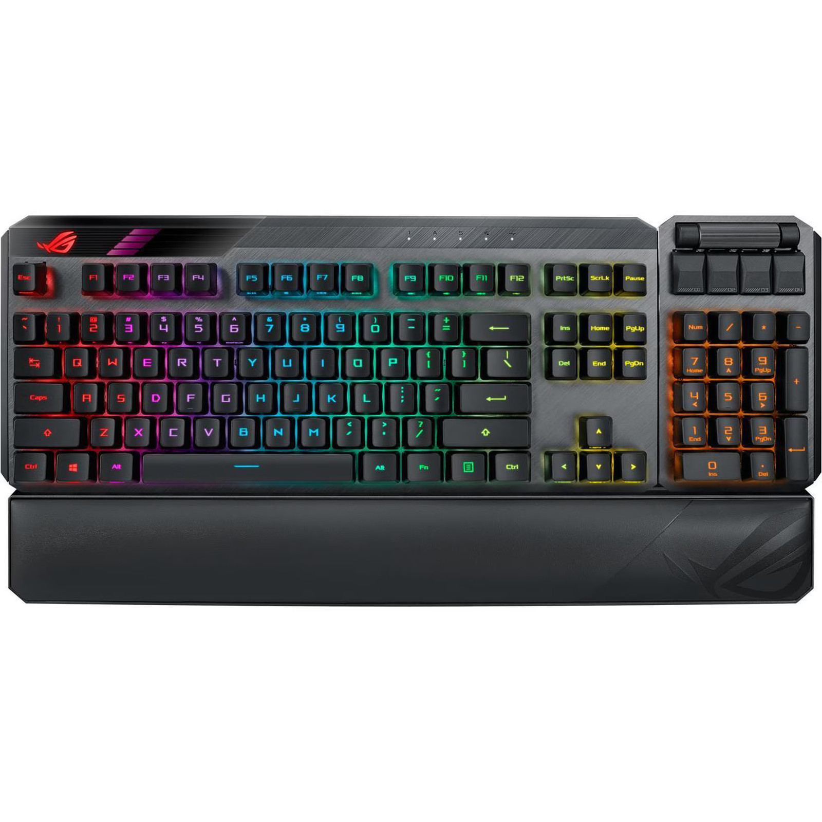 ASUS ROG Claymore II 100%/80% TKL Wireless RGB Modular Gaming Keyboard, Black