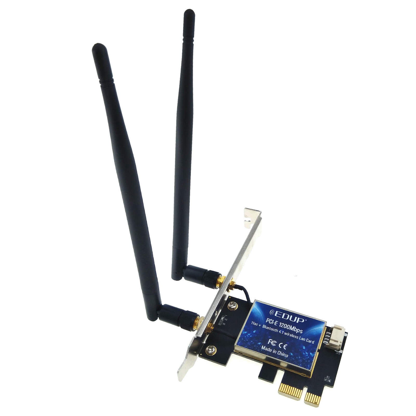 PCIe Wireless Adapter Desktop PC Dual Band WiFi 1200Mbps 2.4 5GHz 7265 Bluetooth