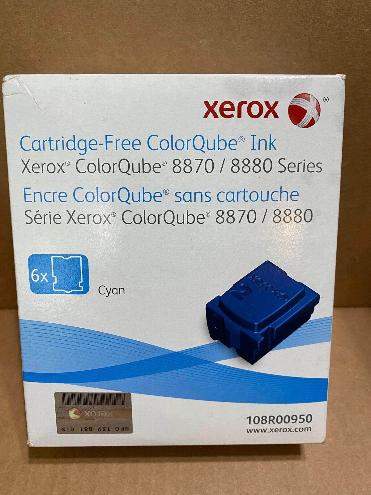 XEROX COLORQUBE 8870/8880 SERIES CYAN 108R00950