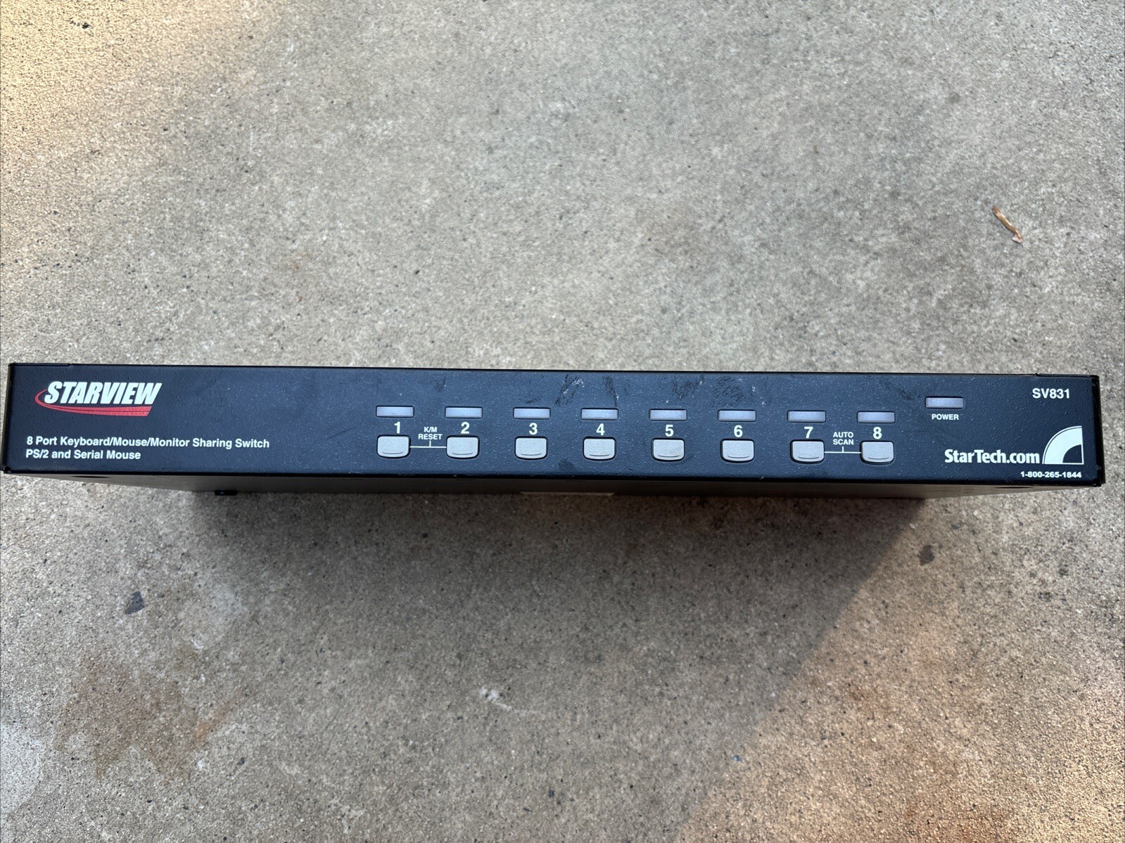 Starview SV831 8 Port Keyboard/Mouse/Monitor Sharing Switch PS/2