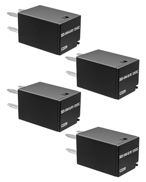 4Pcs 303-1AH-S-R1 12VDC 20A 4Pins Mini Micro Multi-Purpose Automotive Relay |